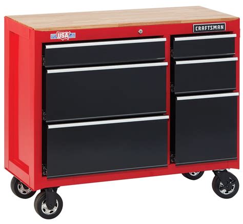 5-in H 10-Drawer Steel Rolling Tool Cabinet (Red) Find CRAFTSMAN Rolling tool chest combos at Lowe&39;s today. . Rolling craftsman tool chest